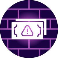 Illegal Creative Icon Design vector