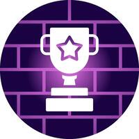 Trophy Creative Icon Design vector