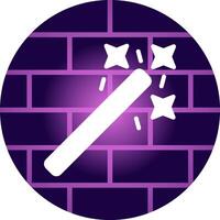 Magic Wand Creative Icon Design vector