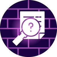 Investigation Creative Icon Design vector