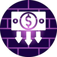 Inflation Creative Icon Design vector