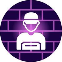 Worker Creative Icon Design vector