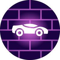 Sports Car Creative Icon Design vector