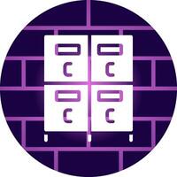 Locker Creative Icon Design vector