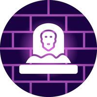 Grave Creative Icon Design vector