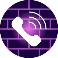 Phone Call Creative Icon Design vector