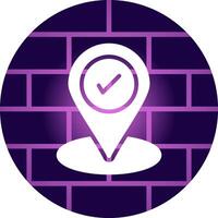 Correct Creative Icon Design vector