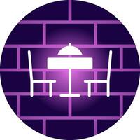 Dinner Creative Icon Design vector