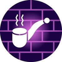 Pipe Cigar Creative Icon Design vector