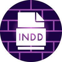 Indd File Creative Icon Design vector