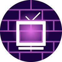 Television Creative Icon Design vector