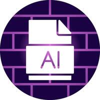 Ai File Creative Icon Design vector