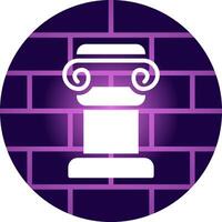 Pillar Creative Icon Design vector