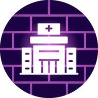 diseño de icono creativo de hospital vector