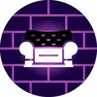 Sofa Creative Icon Design vector