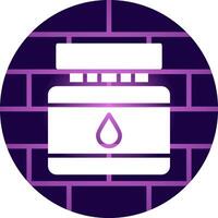 Ink Bottle Creative Icon Design vector