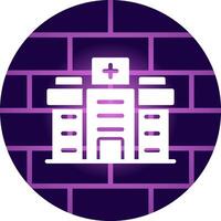 diseño de icono creativo de hospital vector