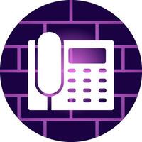 Telephone Creative Icon Design vector