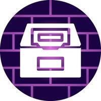 Files Box Creative Icon Design vector