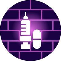 Drugs Creative Icon Design vector