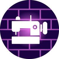 Sewing Machine Creative Icon Design vector