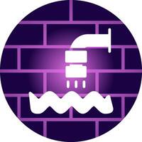 Waste Water Creative Icon Design vector