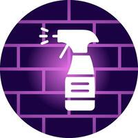 Spray Bottle Creative Icon Design vector