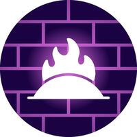 Incineration Creative Icon Design vector