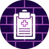 Health Report Creative Icon Design vector