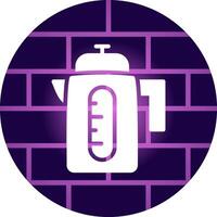 Electric Kettle Creative Icon Design vector