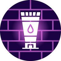 Moisturizer Creative Icon Design vector