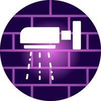 Shower Creative Icon Design vector