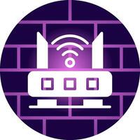 Router Creative Icon Design vector