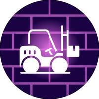 Forklift Creative Icon Design vector