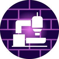 Microscope Creative Icon Design vector