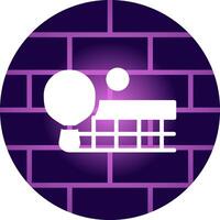 Ping Pong Creative Icon Design vector