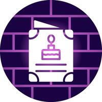 Birthday Card Creative Icon Design vector