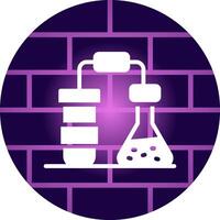 diseño de icono creativo de química vector