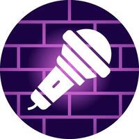 Microphone Creative Icon Design vector