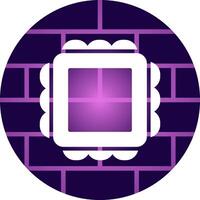 Magic Mirror Creative Icon Design vector