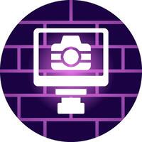 Lcd Camera Creative Icon Design vector