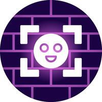 Face Detection Creative Icon Design vector