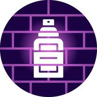 Hair Spray Creative Icon Design vector