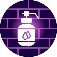 Shampoo Creative Icon Design vector