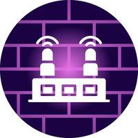 Wifi Router Creative Icon Design vector