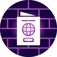 Passport Creative Icon Design vector