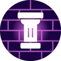 Pillar Creative Icon Design vector