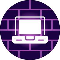 Line Neon Circle Design vector