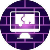 Puzzle Creative Icon Design vector
