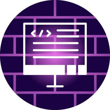 Code Creative Icon Design vector